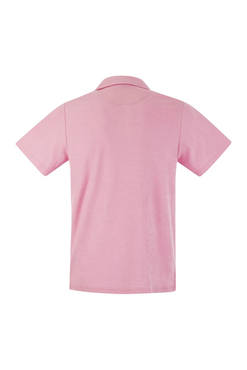 JEREMY - Cotton terry polo shirt