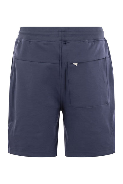 THEOTIME LIGHT SPACER - Plush Bermuda Shorts