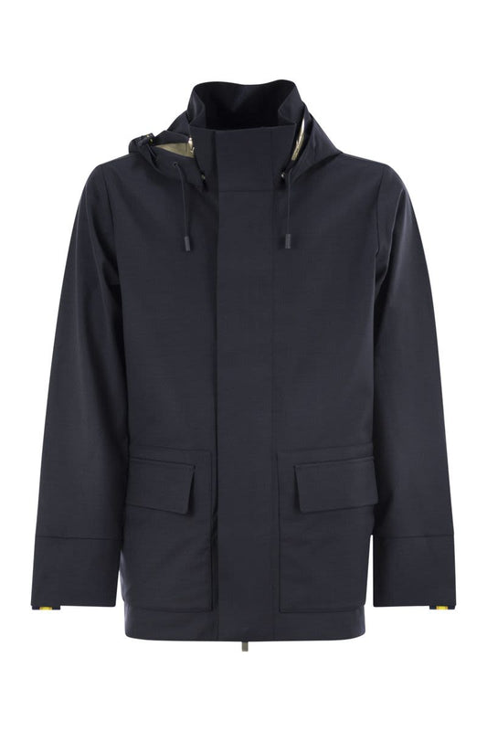 ERHAL TECH WOOL BLEND - Hooded jacket