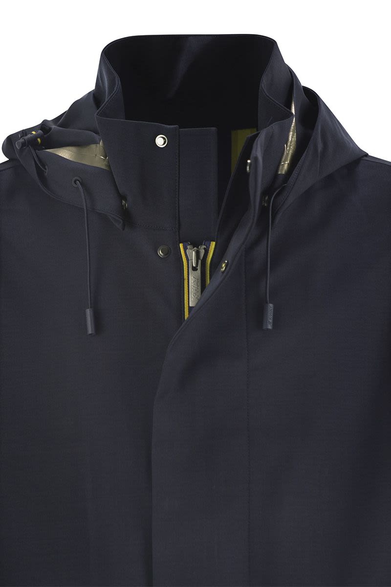 ERHAL TECH WOOL BLEND - Hooded jacket