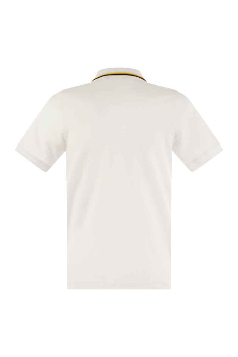 JUD - Short-sleeved cotton polo shirt