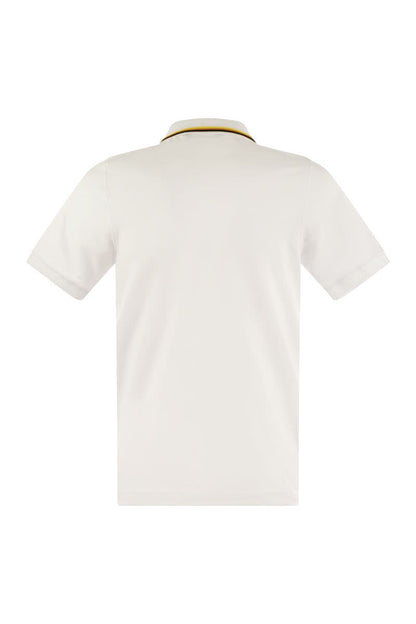 JUD - Short-sleeved cotton polo shirt