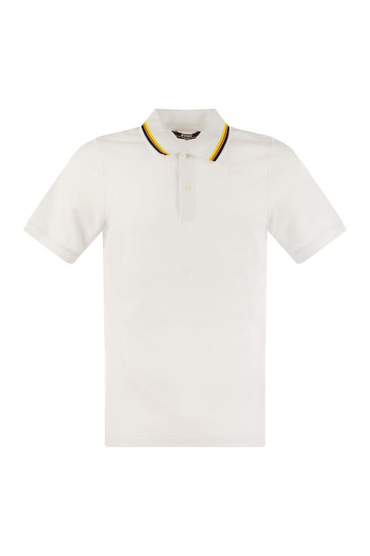 JUD - Short-sleeved cotton polo shirt