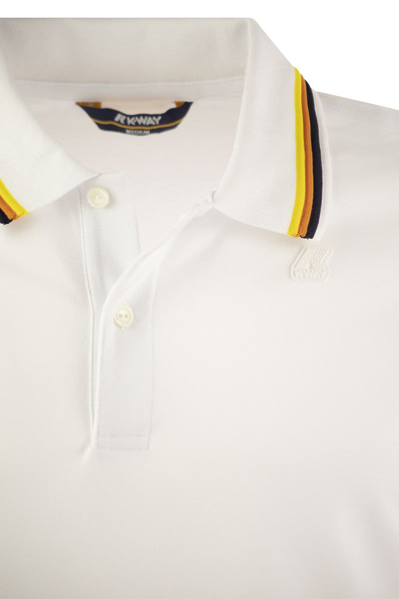 JUD - Short-sleeved cotton polo shirt