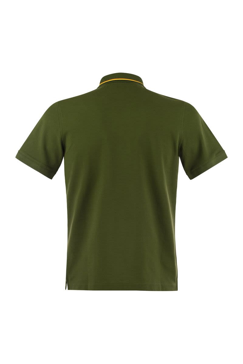 JUD - Short-sleeved cotton polo shirt