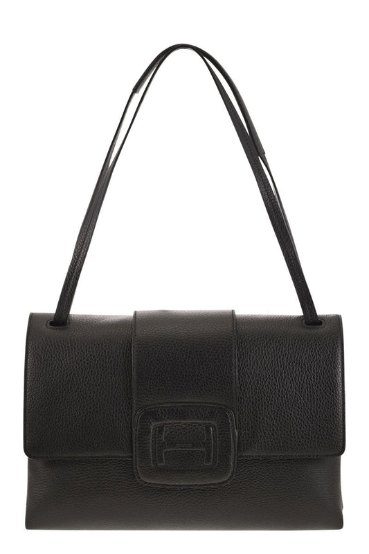 H-Bag Leather Shoulder Bag