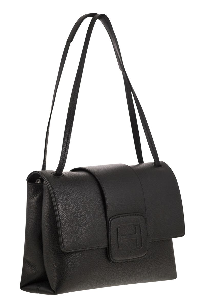 H-Bag Leather Shoulder Bag