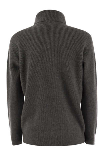 Cashmere turtleneck sweater