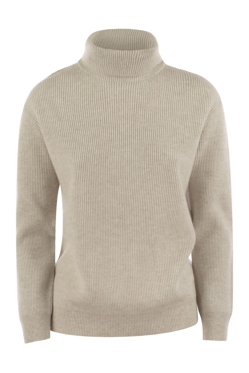 Cashmere turtleneck sweater