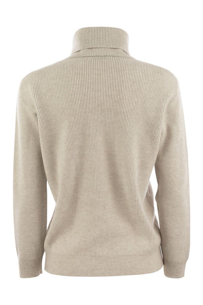 Cashmere turtleneck sweater