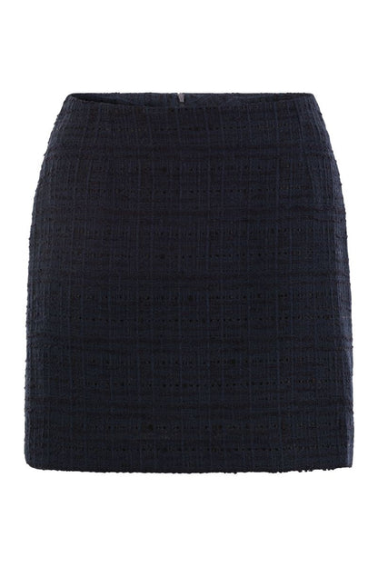 Tweed short skirt