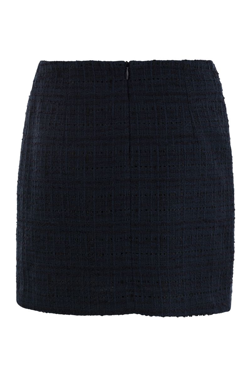 Tweed short skirt