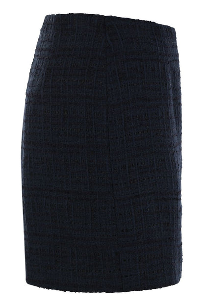 Tweed short skirt