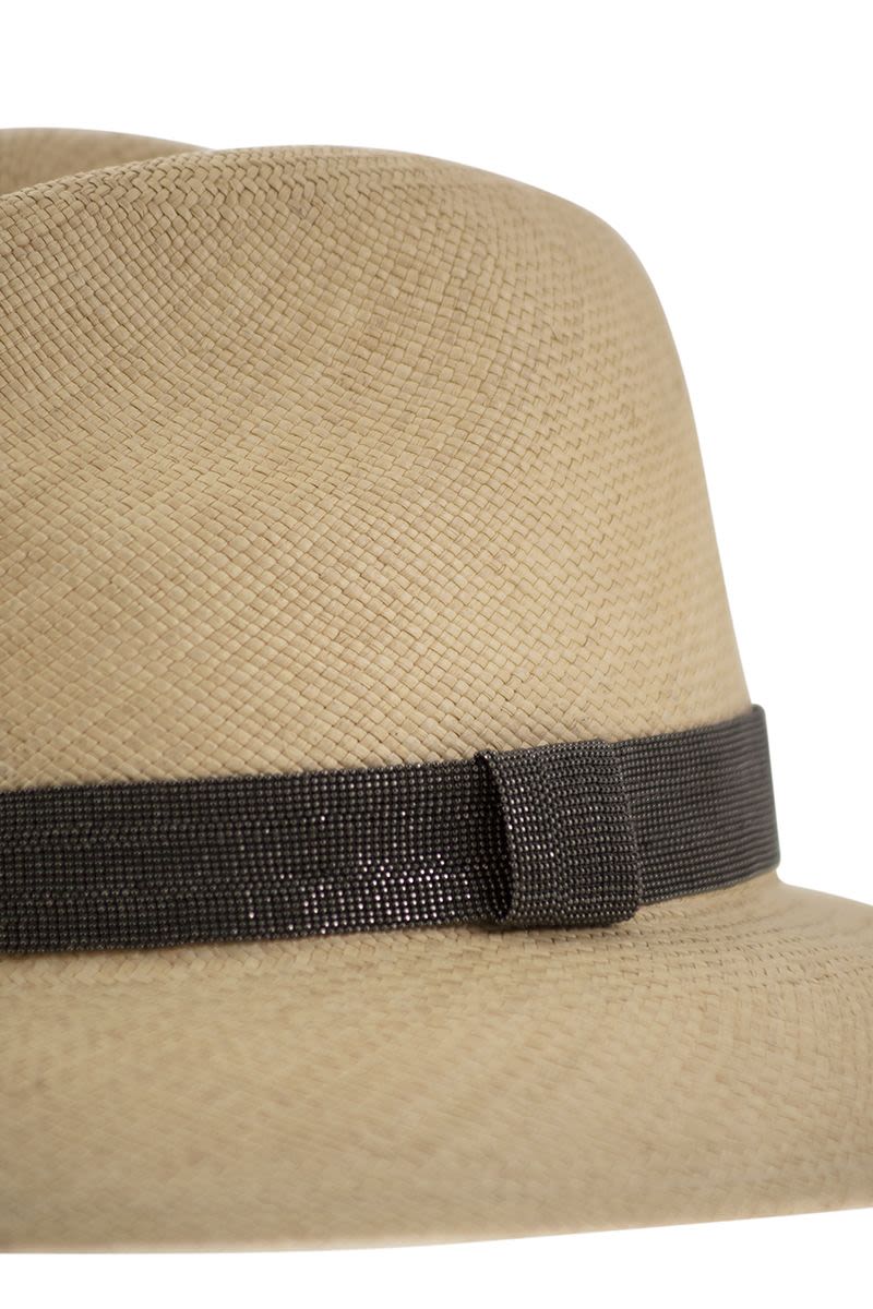 Straw hat with Precious Band