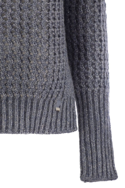 Knitwear in alpaca and wool yarn