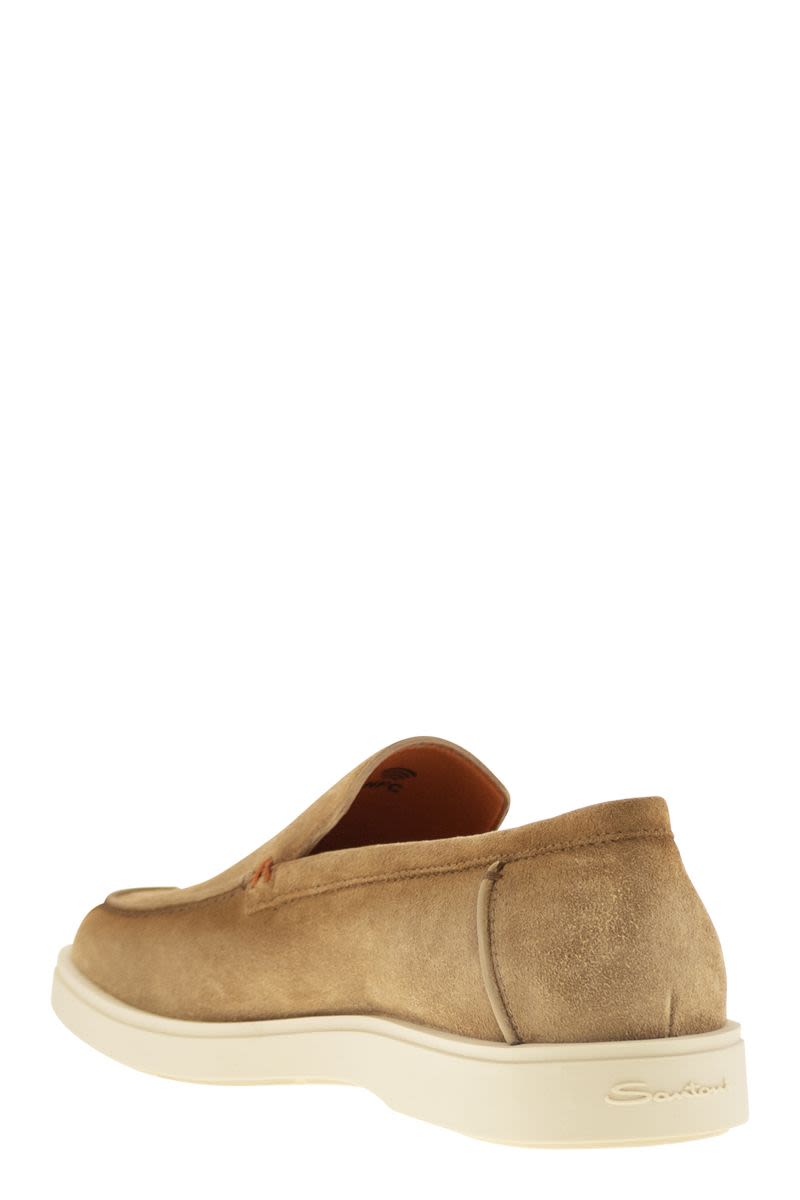 Suede moccasin