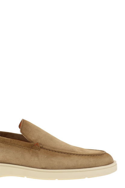 Suede moccasin