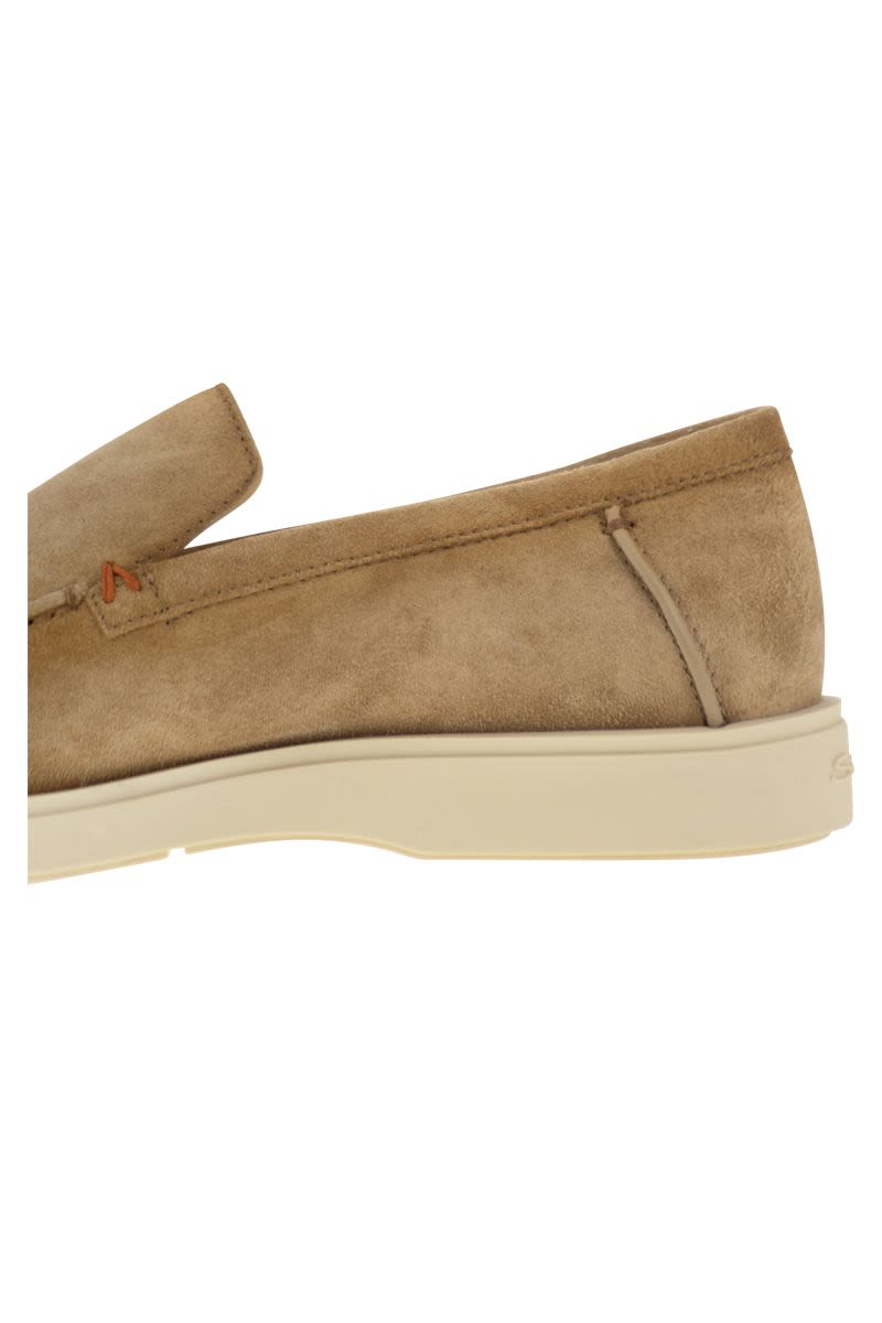 Suede moccasin