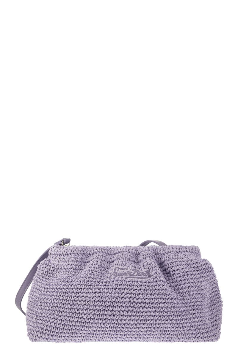 MILENE - Raffia clutch bag