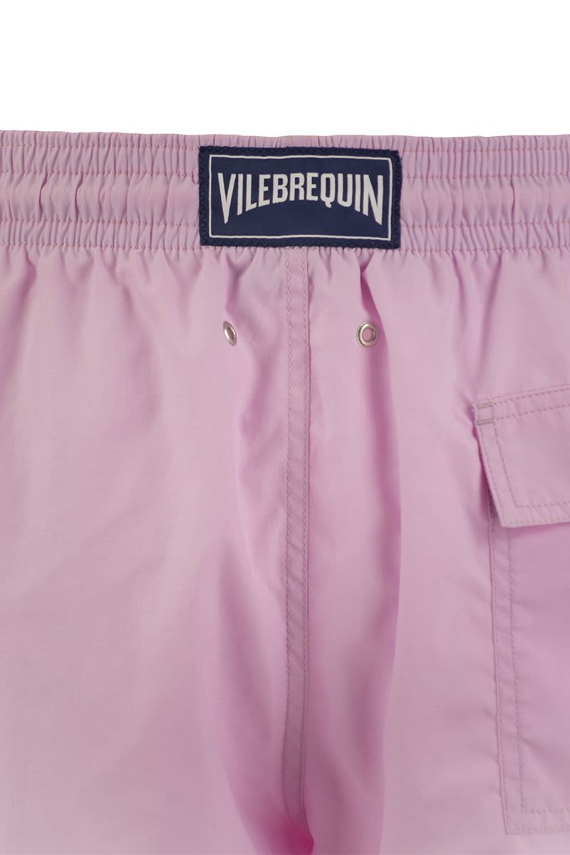 Plain-coloured beach shorts