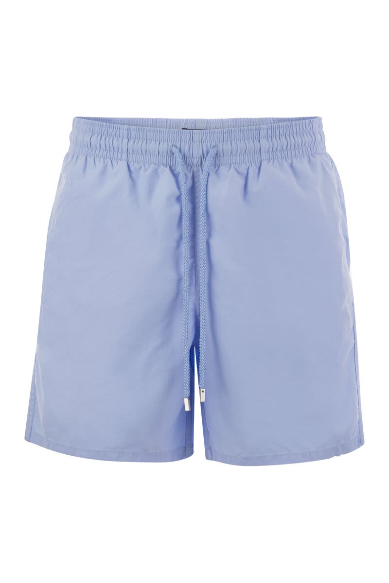 Plain-coloured beach shorts