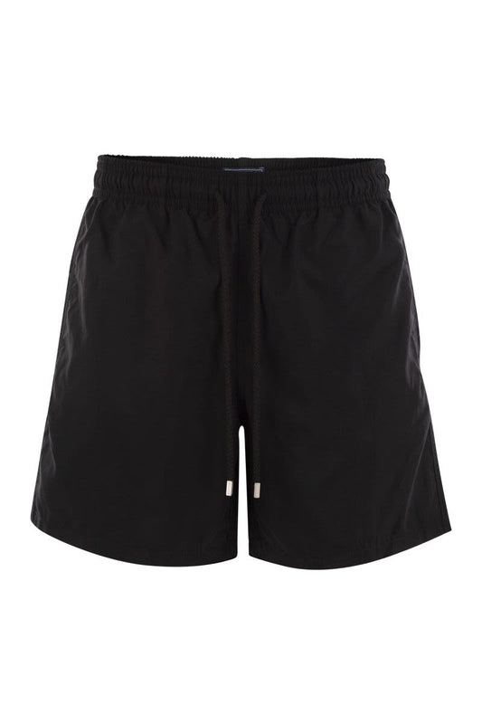 Plain-coloured beach shorts