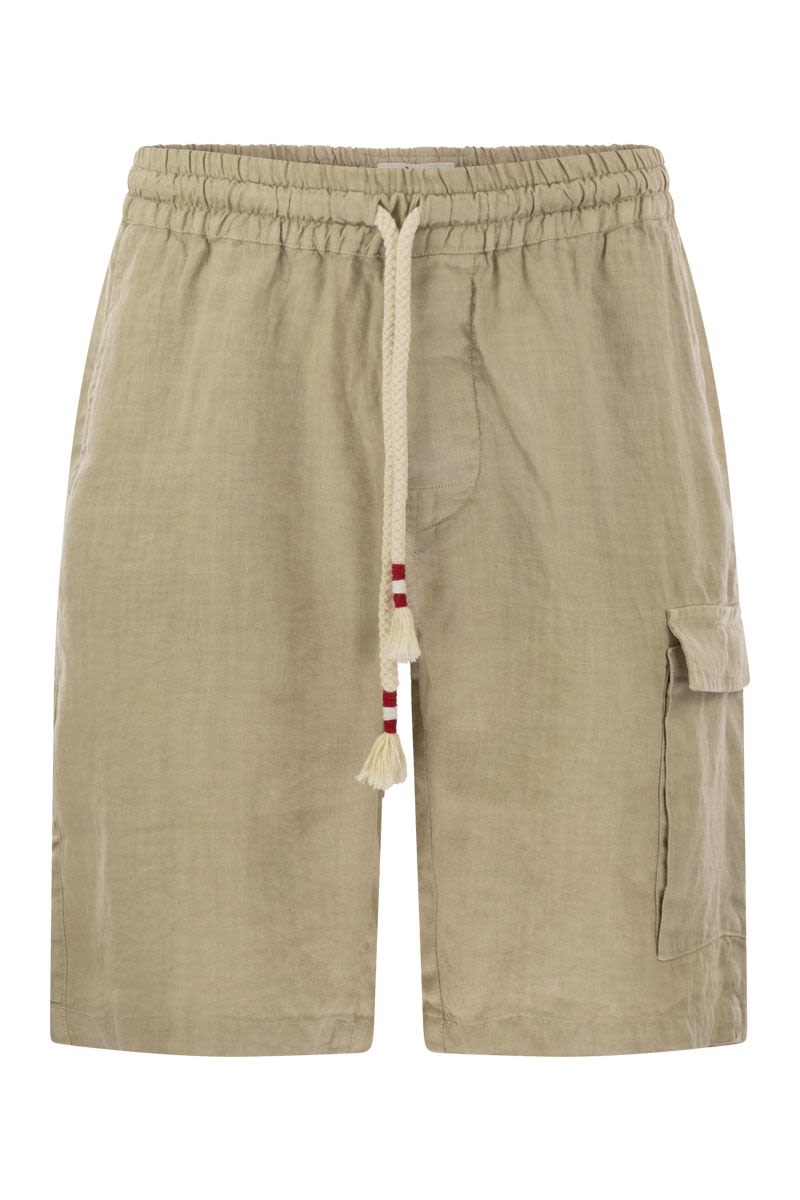 MARSEILLE - Linen Bermuda Shorts