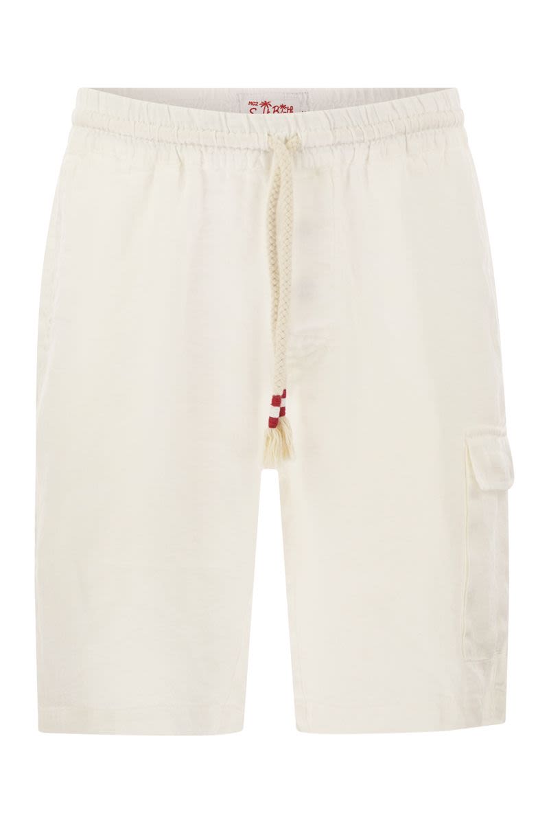 MARSEILLE - Linen Bermuda Shorts