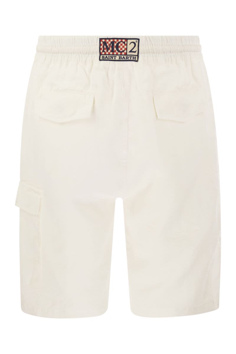 MARSEILLE - Linen Bermuda Shorts