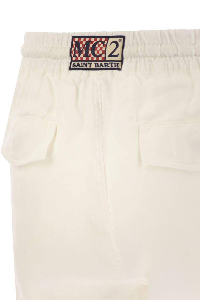 MARSEILLE - Linen Bermuda Shorts