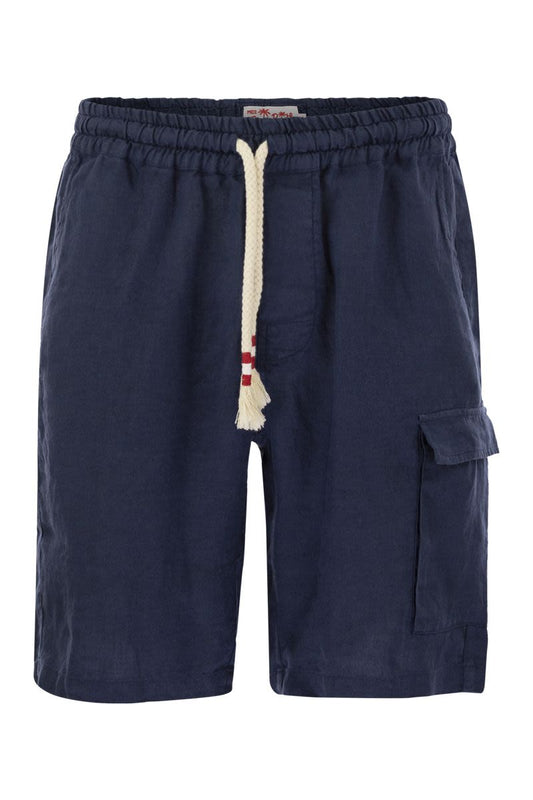 MARSEILLE - Linen Bermuda Shorts