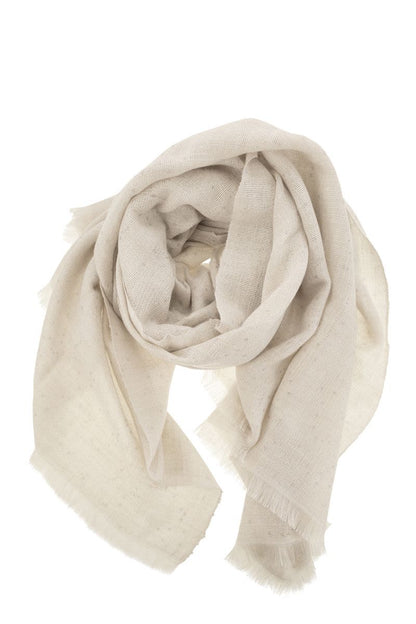 Diamond cashmere and silk scarf