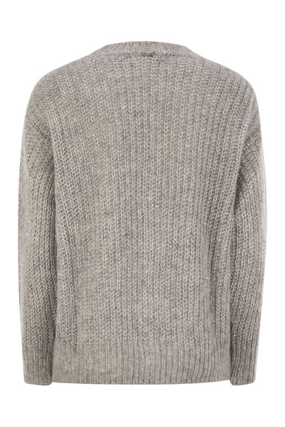 V-neck sweater