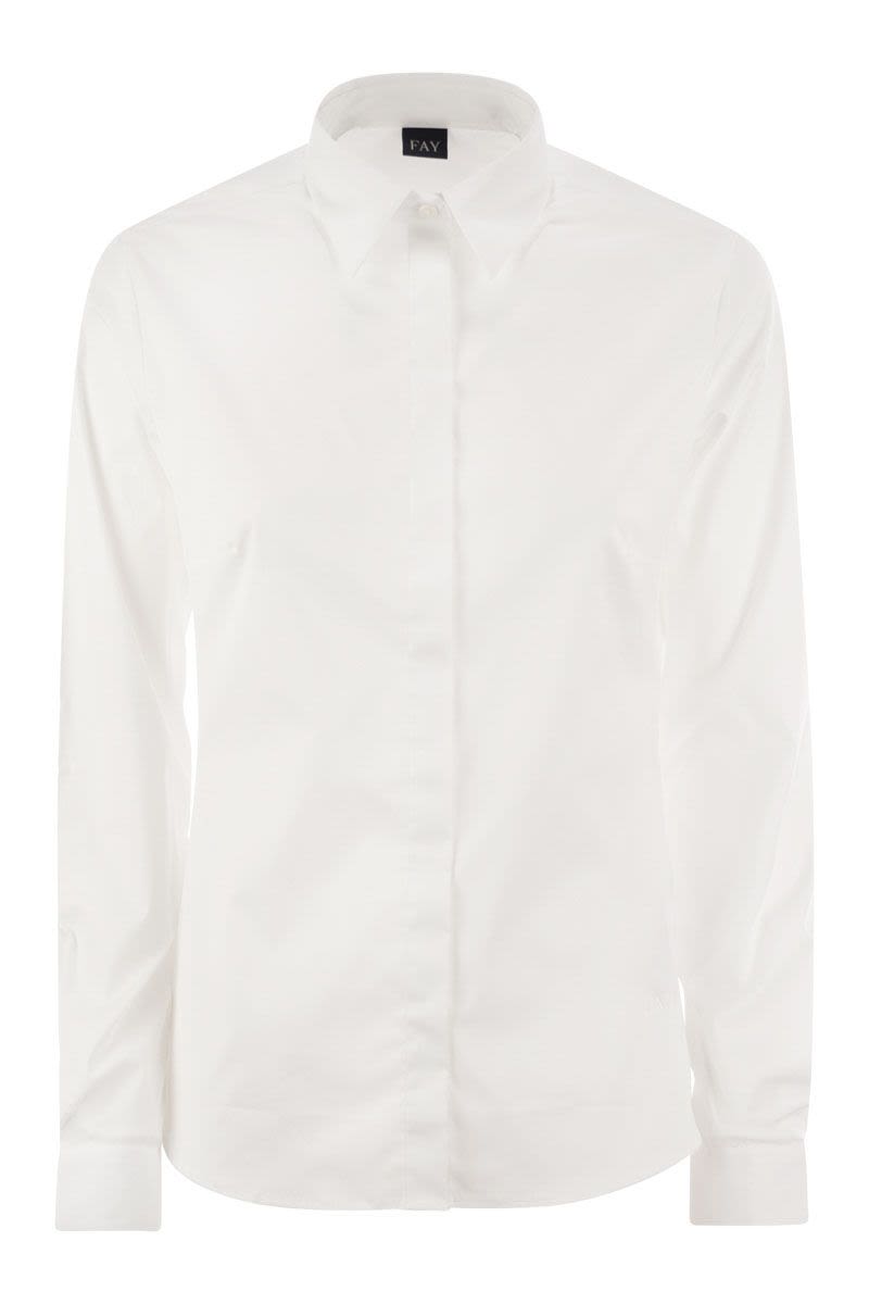 Stretch Poplin Shirt