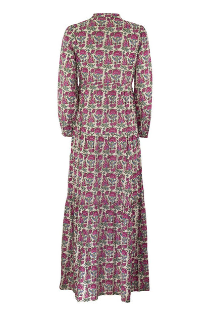 NADJA - Long dress with flower pattern