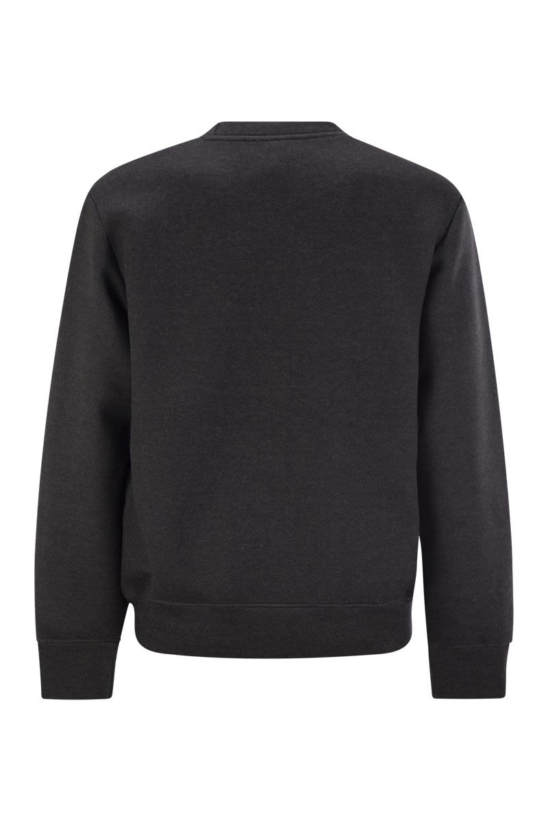 Round-neck sweatshirt