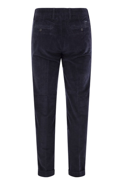 Slim corduroy trousers