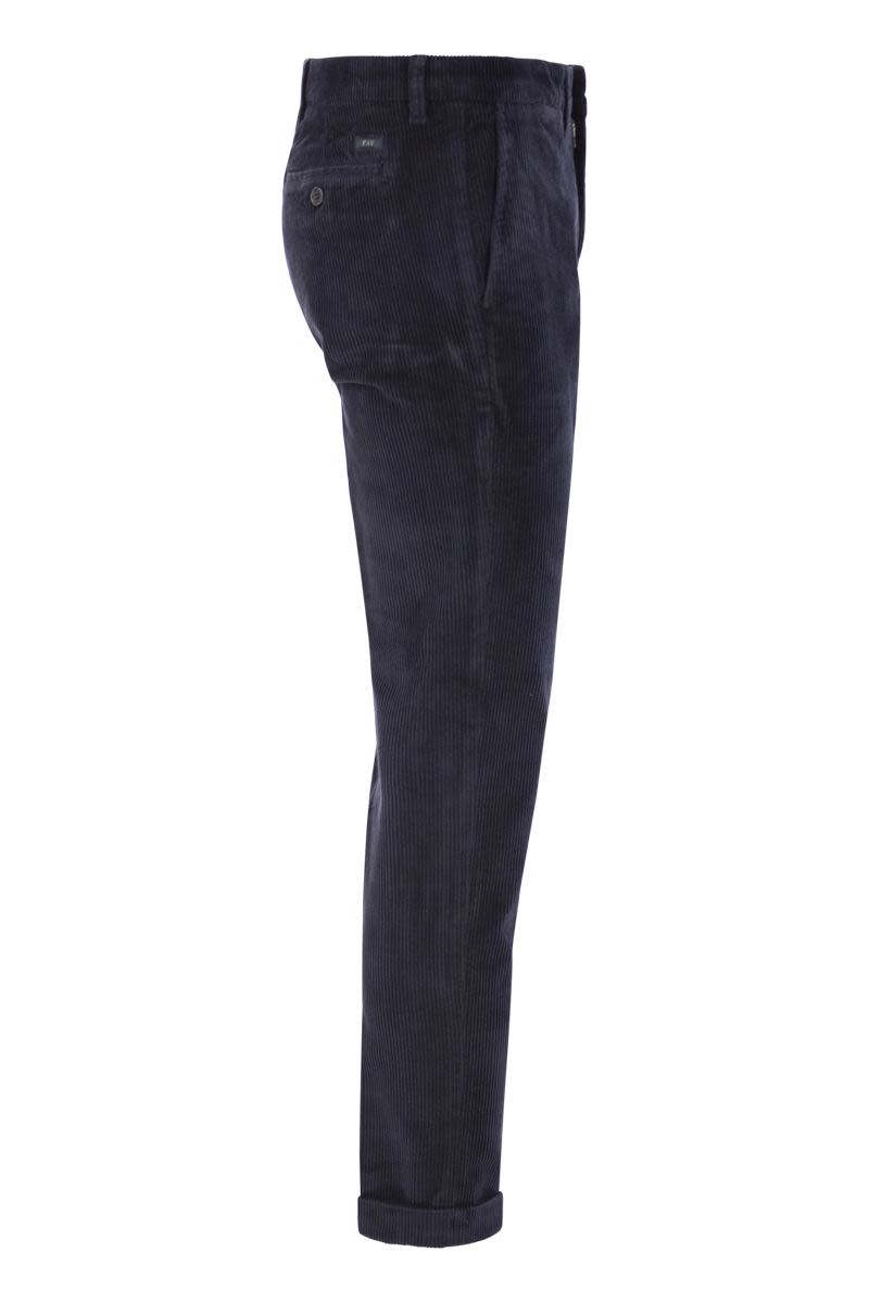 Slim corduroy trousers