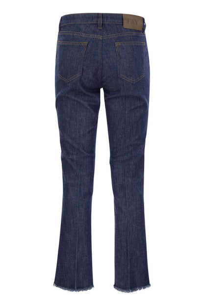 Denim 5-pocket trousers