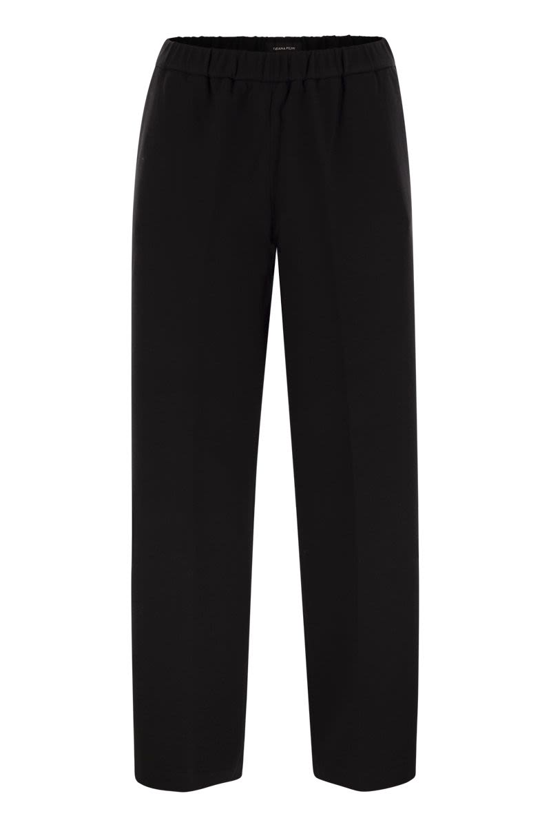 Gubbio jogging trousers in Milano stitch jersey