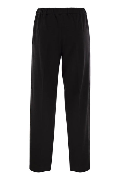 Gubbio jogging trousers in Milano stitch jersey