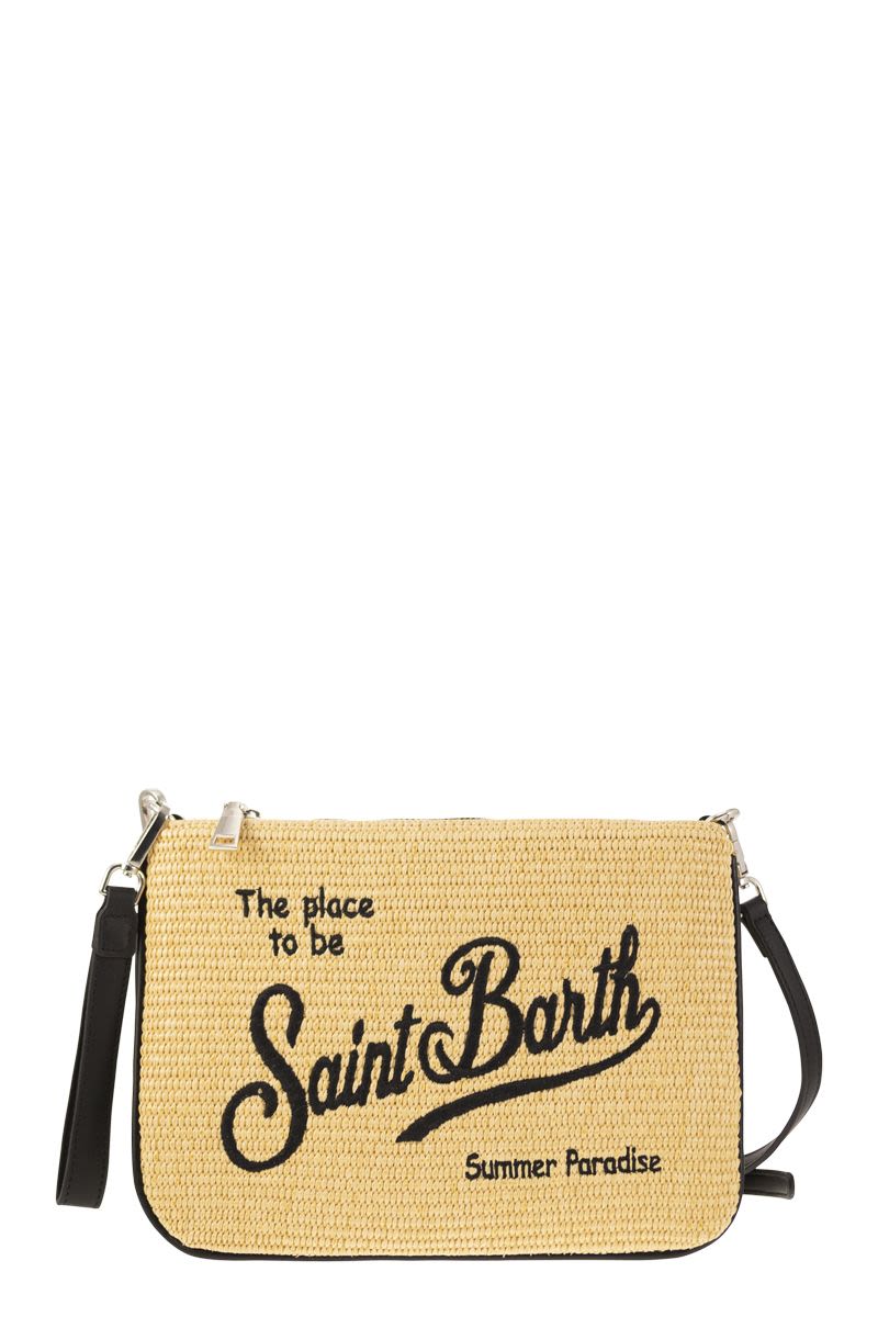 PARISIENNE - Straw clutch bag