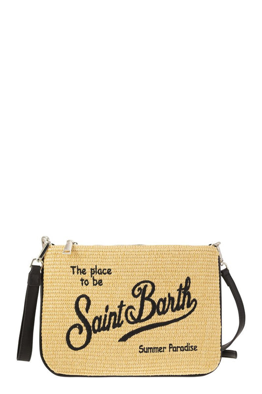 PARISIENNE - Straw clutch bag