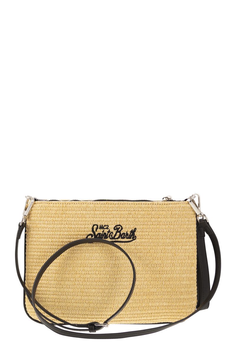 PARISIENNE - Straw clutch bag