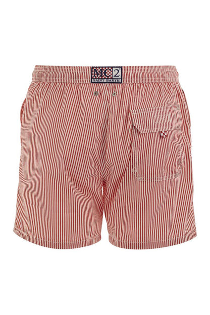 PATMOS - Striped Beach Shorts