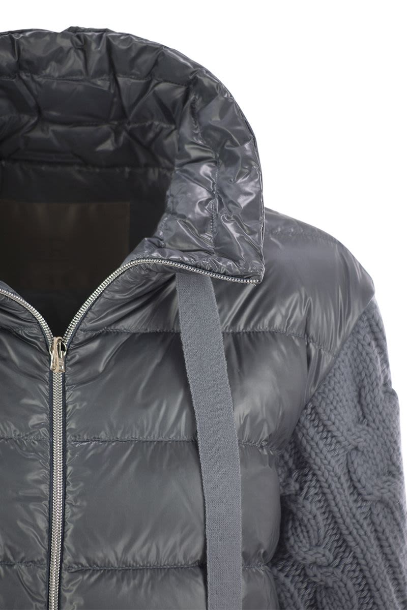 Ultralight Nylon and Wool Jacket