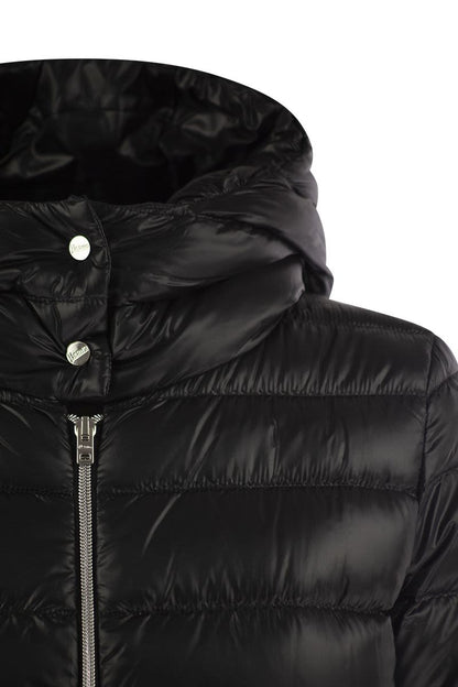 Ultralight Nylon Bomber Jacket with hood