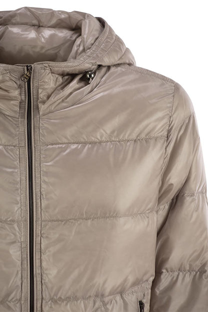 Ultralight Nylon Down Bomber Jacket