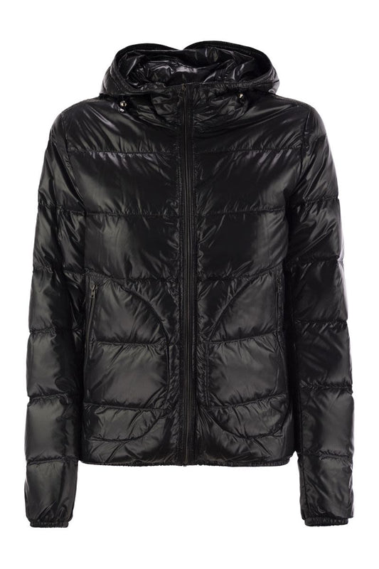 Ultralight Nylon Down Bomber Jacket