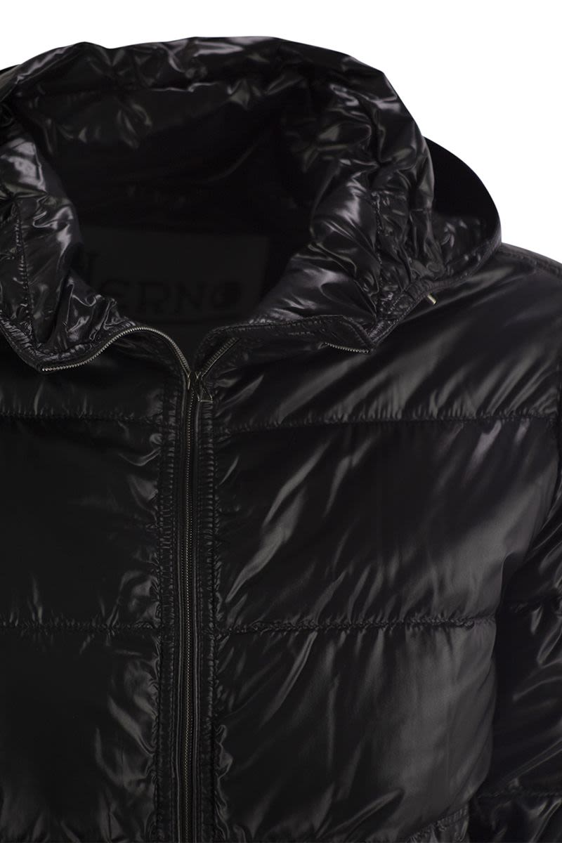 Ultralight Nylon Down Bomber Jacket